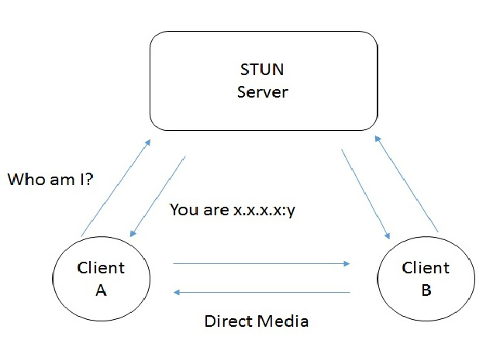 STUN direct media