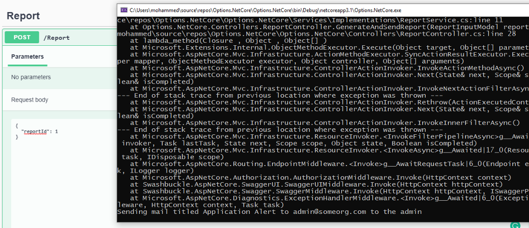 Options pattern in .NET Core